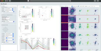 Teaser image for paper GalStamps: Analyzing Real and Simulated Galaxy Observations