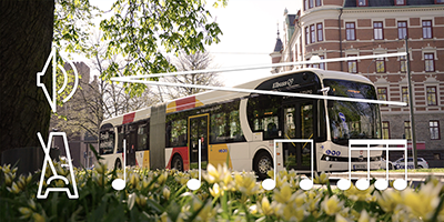 Teaser image for paper Towards sonification for accessibility in public transport