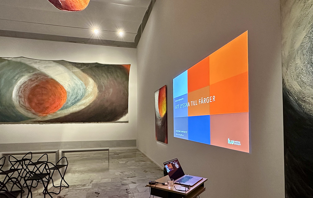 The art museum with the exhibition on Olle Bonniér