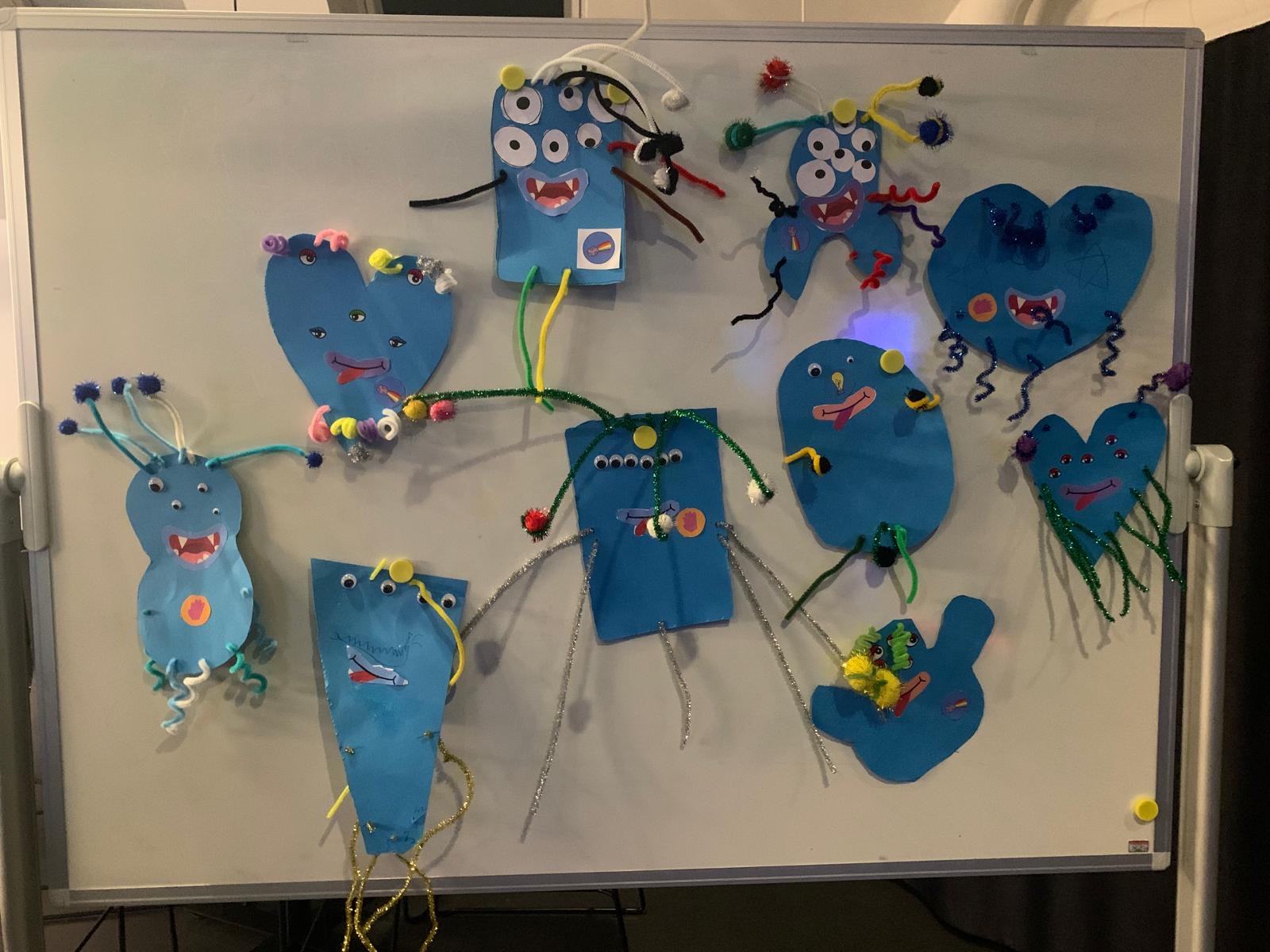 hand crafted aliens made from personal data