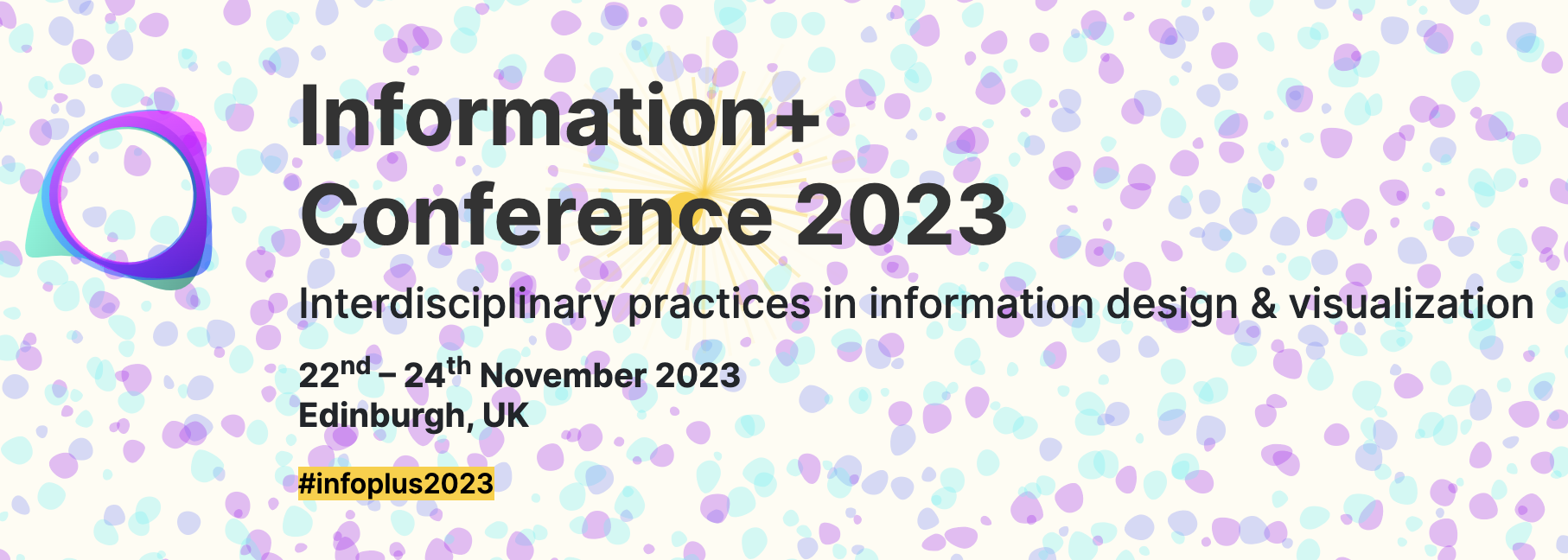 Logo for the Information+ 2023 conference